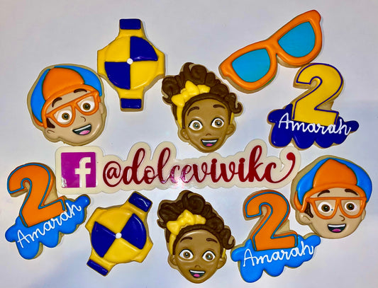 Blippi and Meekah cookies