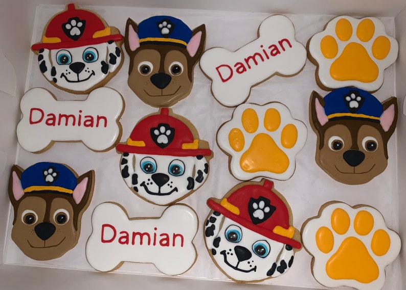 Paw patrol sugar cookies- sale 1 dozen