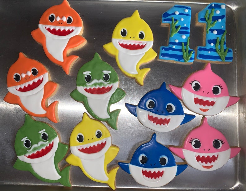 Baby shark good cookies(12)