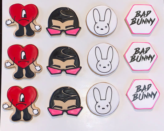Bad Bunny Cookies