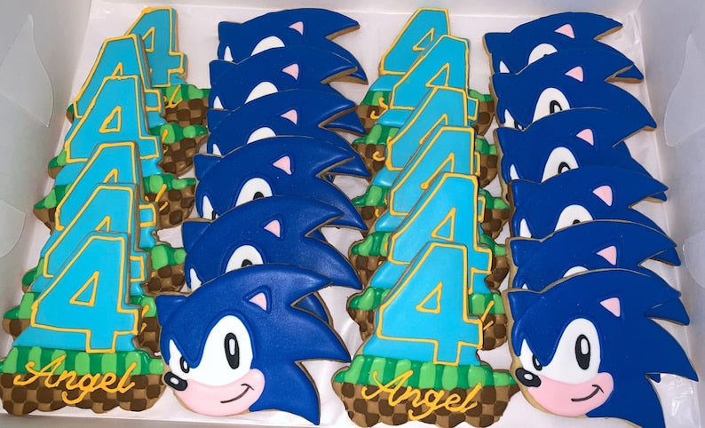 Sonic the Hedgehog Cookies