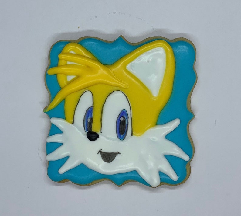 Sonic the Hedgehog Inspired Cookies - One Dozen (12)