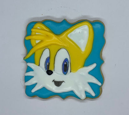 Sonic the Hedgehog Inspired Cookies - One Dozen (12)