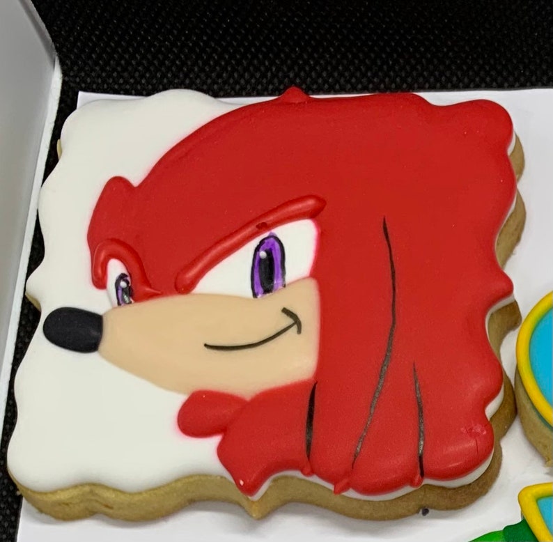 Sonic the Hedgehog Inspired Cookies - One Dozen (12)