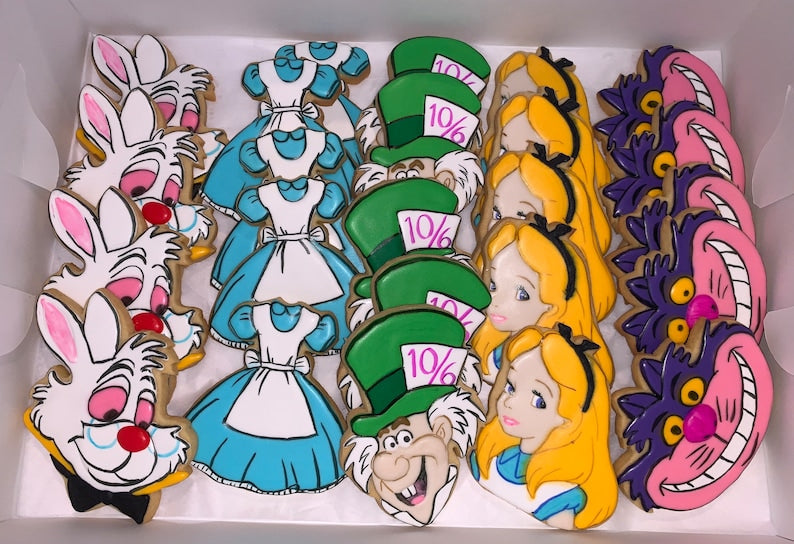 Alice In Wonderland Cookies